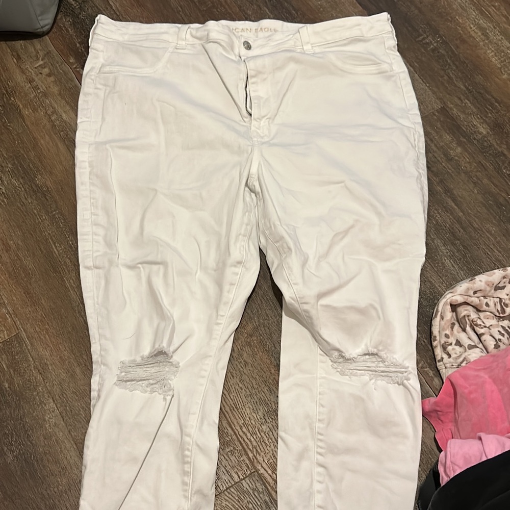 White jeans